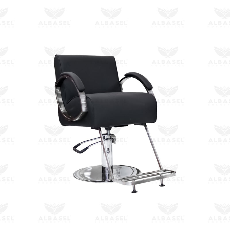 Professional Ladies Hair Cutting Styling Chair Black for Salon Spa - ladies chair - salon chair - al basel cosmetics 