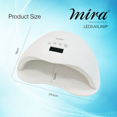 Professional Nail Gel Polish UV LED Nail Dryer Lamp SUN55 Mira - nail dryer - al basel cosmetics