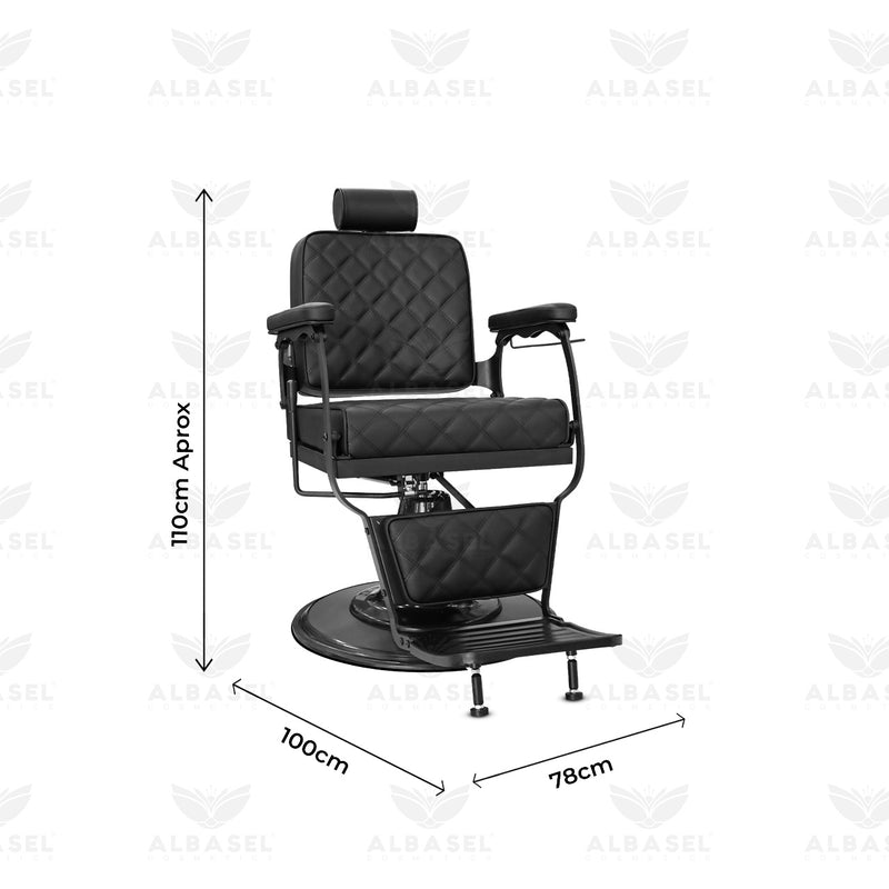 Hair Cutting & Hair Styling Barber Salon Professional Gents Chair - hair cutting chair - barber chair - gents chair - al basel cosmetics