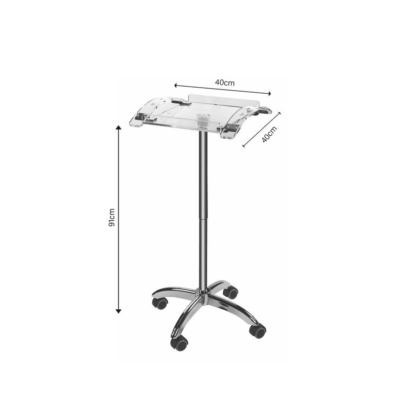 Professional Acrylic Hair Styling Trolley for Salon Spa - salon trolley - al basel cosmetics