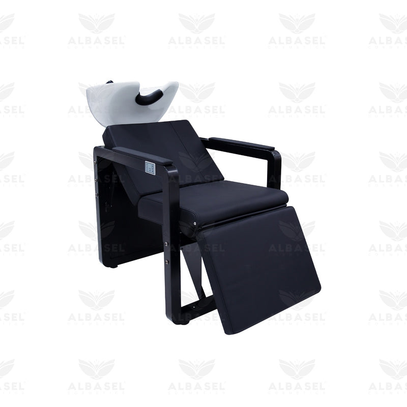 Salon Spa Black Electric Hair Washing Shampoo Chair with Massage - shampoo chair - hair washing chair -al basel cosmetics