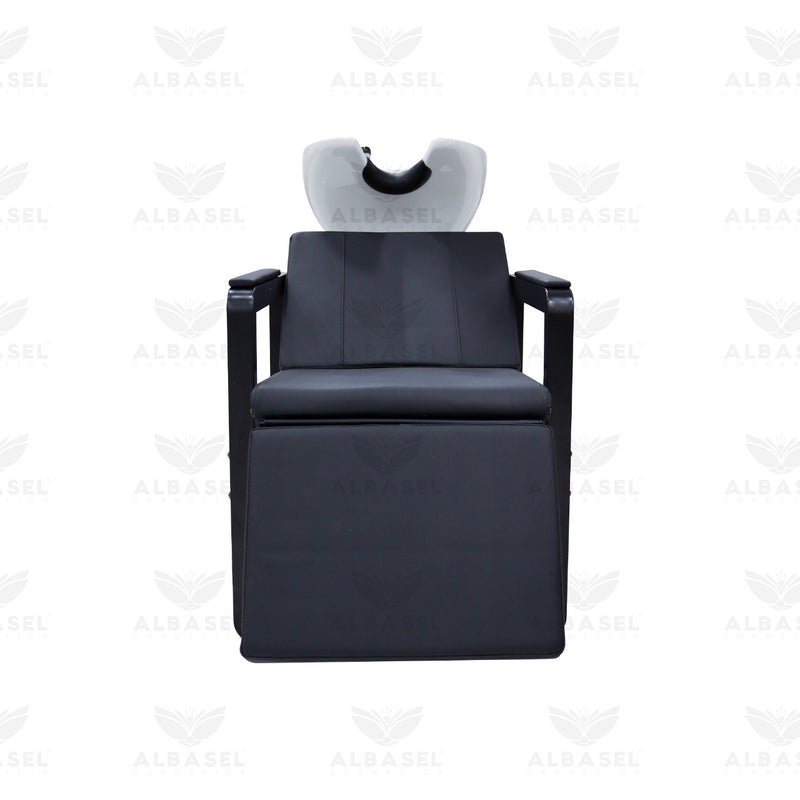 Salon Spa Black Electric Hair Washing Shampoo Chair with Massage - shampoo chair - hair washing chair -al basel cosmetics