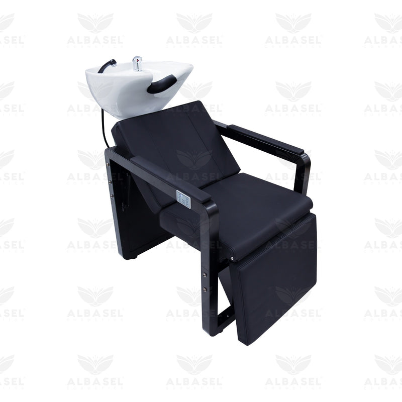 Salon Spa Black Electric Hair Washing Shampoo Chair with Massage - shampoo chair - hair washing chair -al basel cosmetics