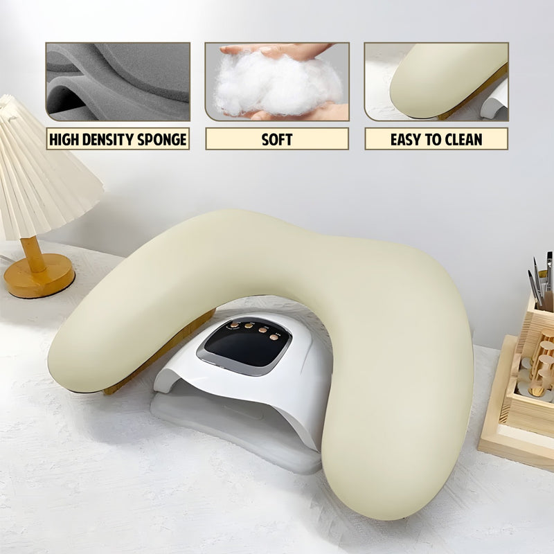 Butterfly Hand Cushion Pillow for Nail Art Sessions Cream - al basel cosmetics