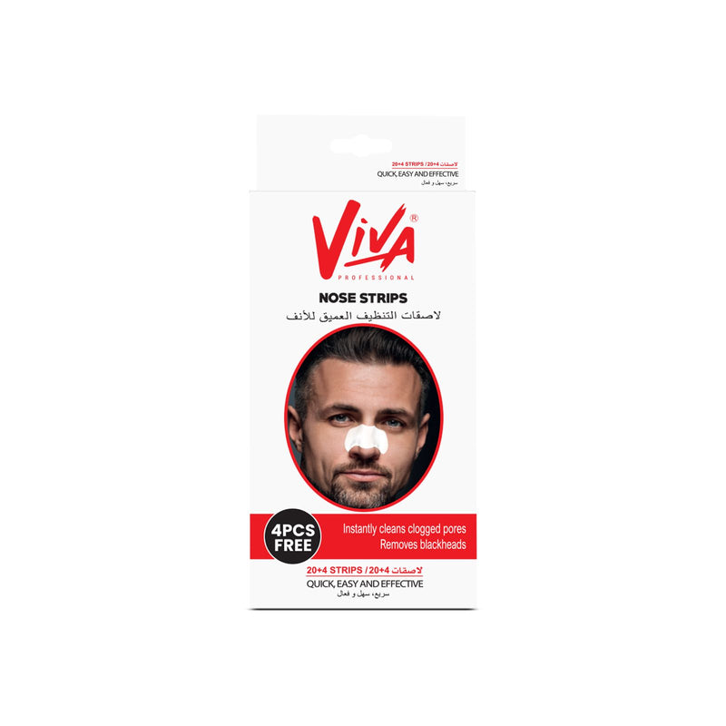 Viva Professional Nose Strips Pack (20 + 4 Free strips) - nose strips- skin care - face care- al basel cosmetics