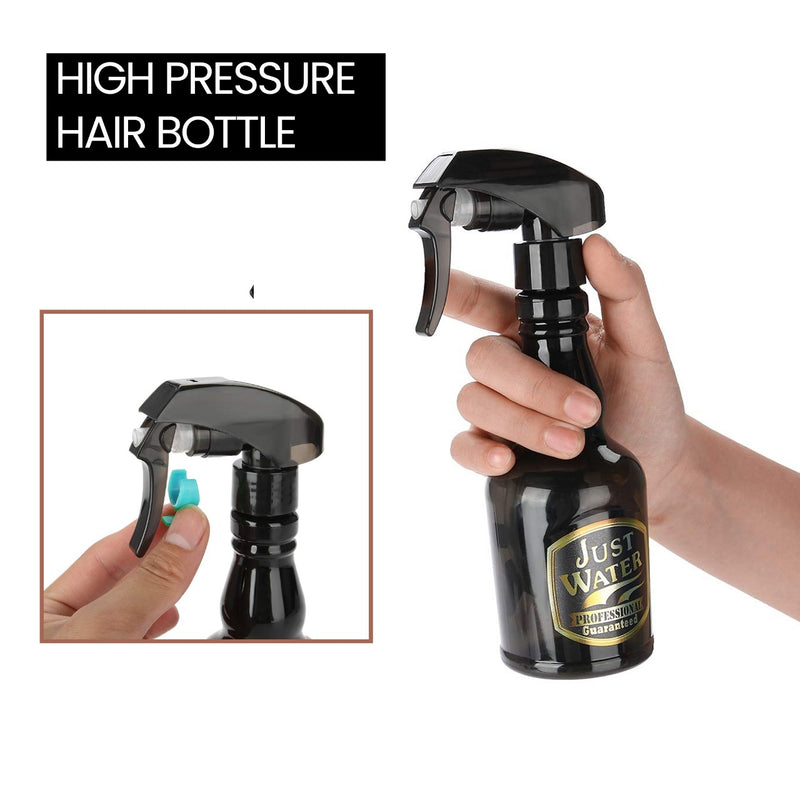 Barber Salon Water Spray Bottle Black - salon tools- spray bottle - al basel cosmetics