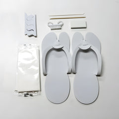White Disposable Manicure Pedicure 8 Pcs Tools Set 733 Mira - al basel cosmetcs