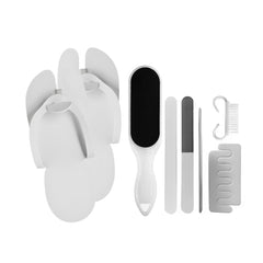 White Disposable Manicure Pedicure 7 Pcs Tools Set 732 Mira - al basel cosmetics