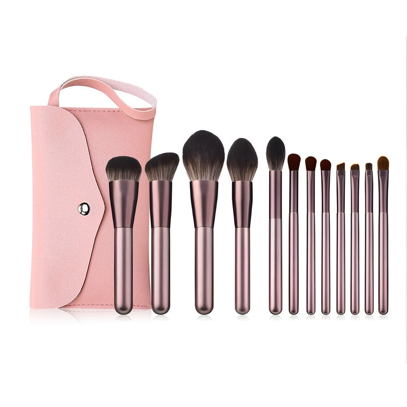 MB 101 12pcs Makeup Brush Set with Pouch - al basel cosmetics