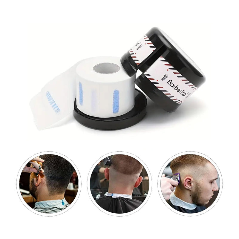 Neck Strip Roll Paper Holder Plastic Box for Barber Salon - al basel cosmetics