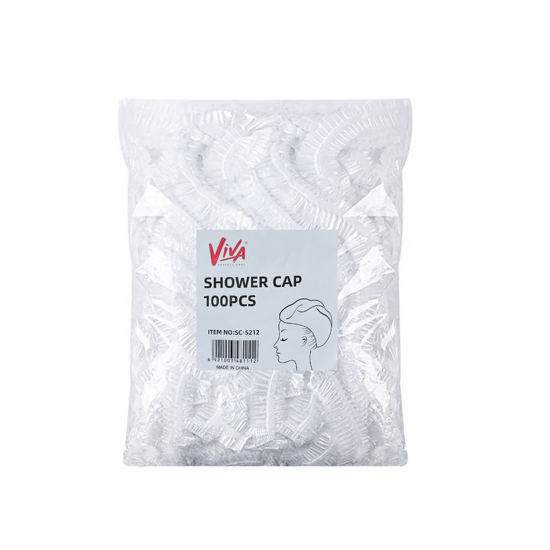 Professional Shower Caps Disposable 100pcs Machine Made Viva- shower caps-al basel cosmetics