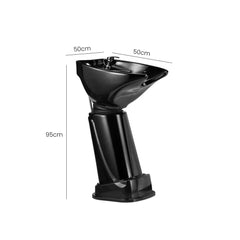 Salons Spa Professional Hair Washing Shampoo Basin with Shower Unit