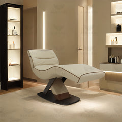 Beige Color Salon Spa Professional Facial Massage Bed-massage bed- spa bed- al basel cosmetics