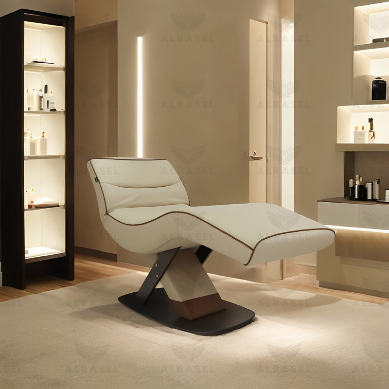 Beige Color Salon Spa Professional Facial Massage Bed-massage bed- spa bed- al basel cosmetics