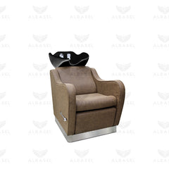 Salon Hair Washing Chair Old Brown - al basel cosmetics