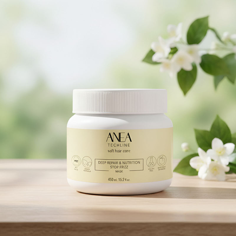 Anea Stop Frizz Mask 450ml - Deep Repair & Nutrition - hair mask for frizz free hair - Al Basel Cosmetics