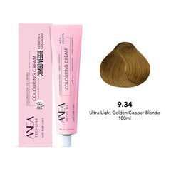 Anea Colouring Cream 100ml 9.34 Ultra Light Golden Copper Blonde - Albasel Cosmetics