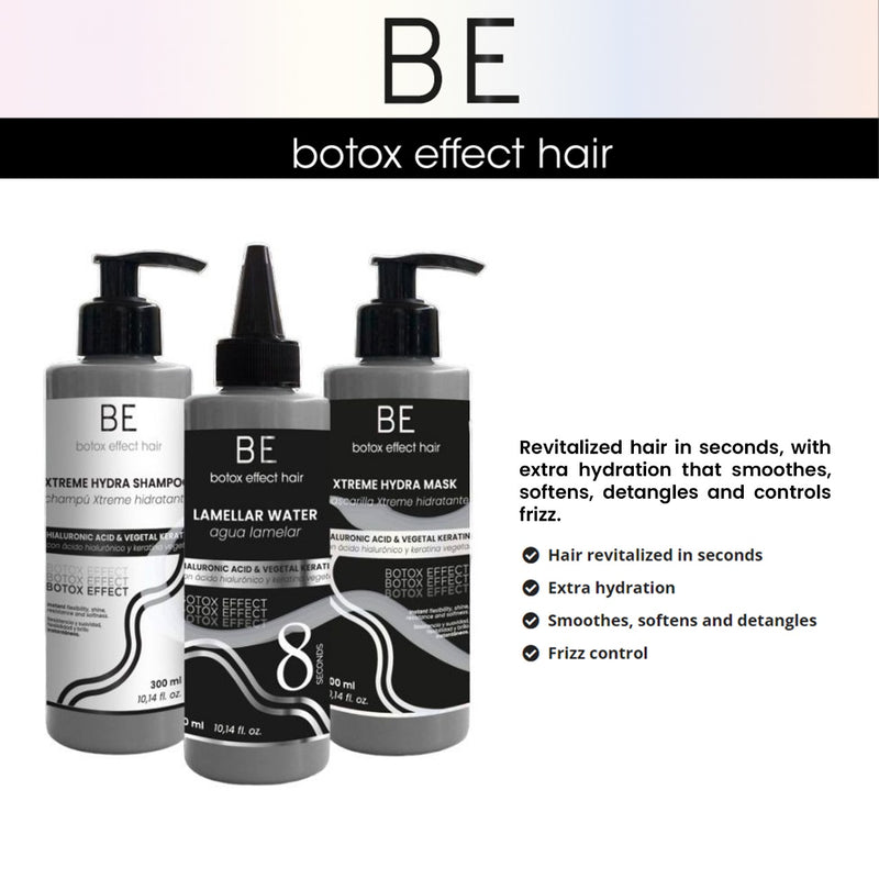 BE 3x300ml Botox Effect Hair Care Treatment Kit - al basel cosmetics