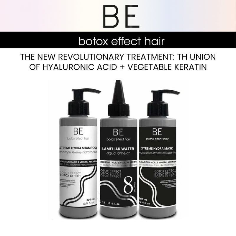 BE 3x300ml Botox Effect Hair Care Treatment Kit - al basel cosmetics