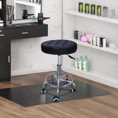 Black Professional Beauty Salon Spa Stool - salon stool - spa round stool - al basel cosmetics