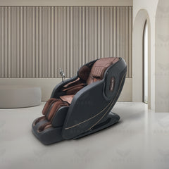 Black and Brown Electric Massage Chair - al basel cosmetics