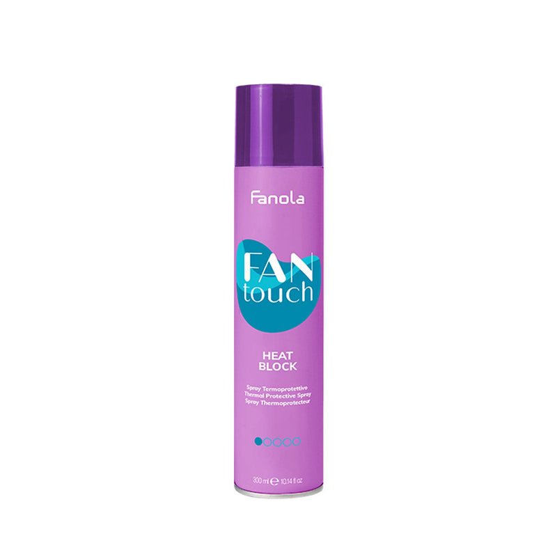 Fanola Fantouch Heat Block Thermal Protective Spray 300ml – professional heat protection spray for smooth, shiny, frizz-free hair - Al Basel Cosmetics - UAE