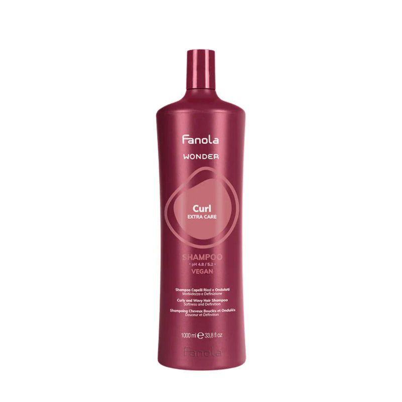 Fanola Wonder Curl Shampoo 1000ml – Ultimate hydration and curl definition with Desert Date Oil - Al Basel Cosmetics - UAE