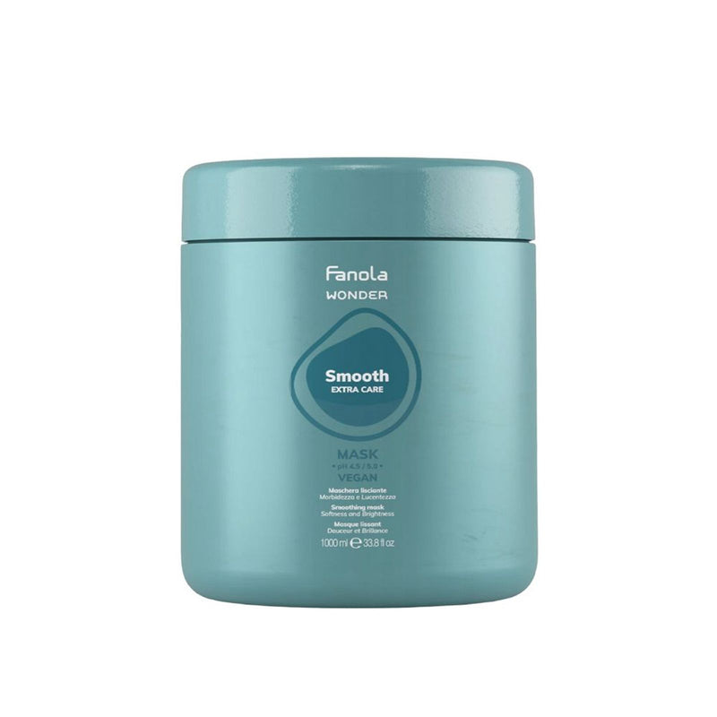 Fanola Wonder Smooth Mask 1000ml – Professional smoothing and frizz control hair mask - Al Basel Cosmetics