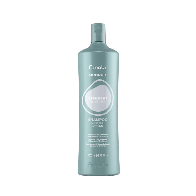 Fanola Wonder Frequent Shampoo 1000ml – gentle, daily-use hair cleanser - Al Basel Cosmetics