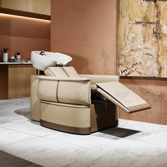 Hair Washing Shampoo Chair Beige Color for Salon Spa-al basel- salon furniture- hair washing - shampoo chair 
