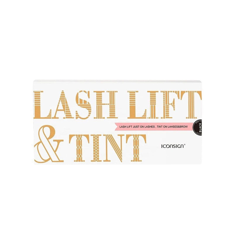 Black/Brown Lash Lifting & Tint Kit Iconsign– Fast Perm with Nutrition - lash kit - eyelash tint - Al Basel - UAE
