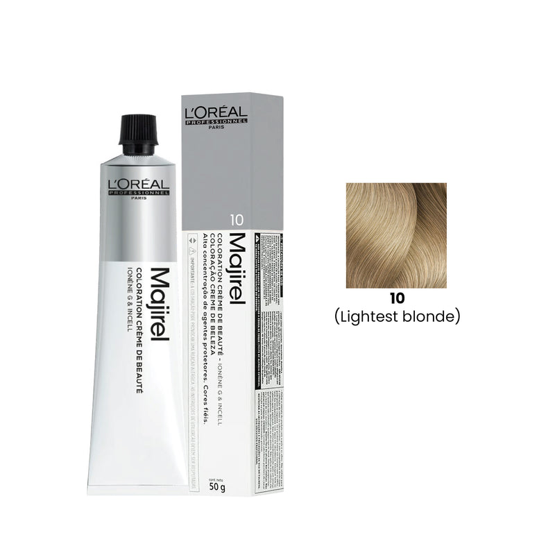 Hair Color Majirel 50ml 10 Lightest Blonde Loreal Professional-L’Oreal hair color-loreal uae- loreal professional- Al basel Cosmetics