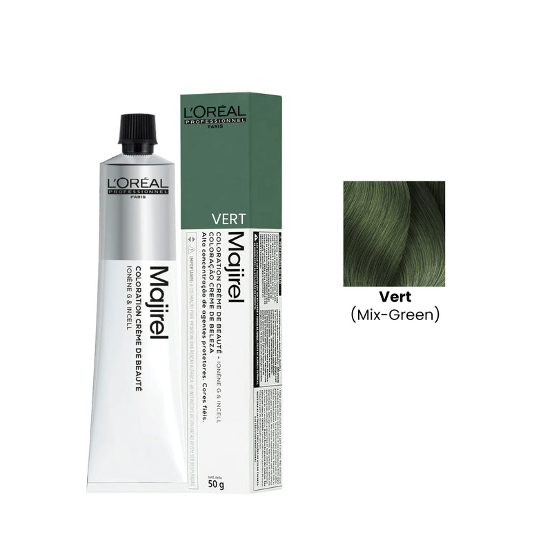 Hair Color Majirel 50ml Vert (Mix Green) Loreal Professional-L’Oreal hair color-loreal uae- loreal professional- Al basel Cosmetics