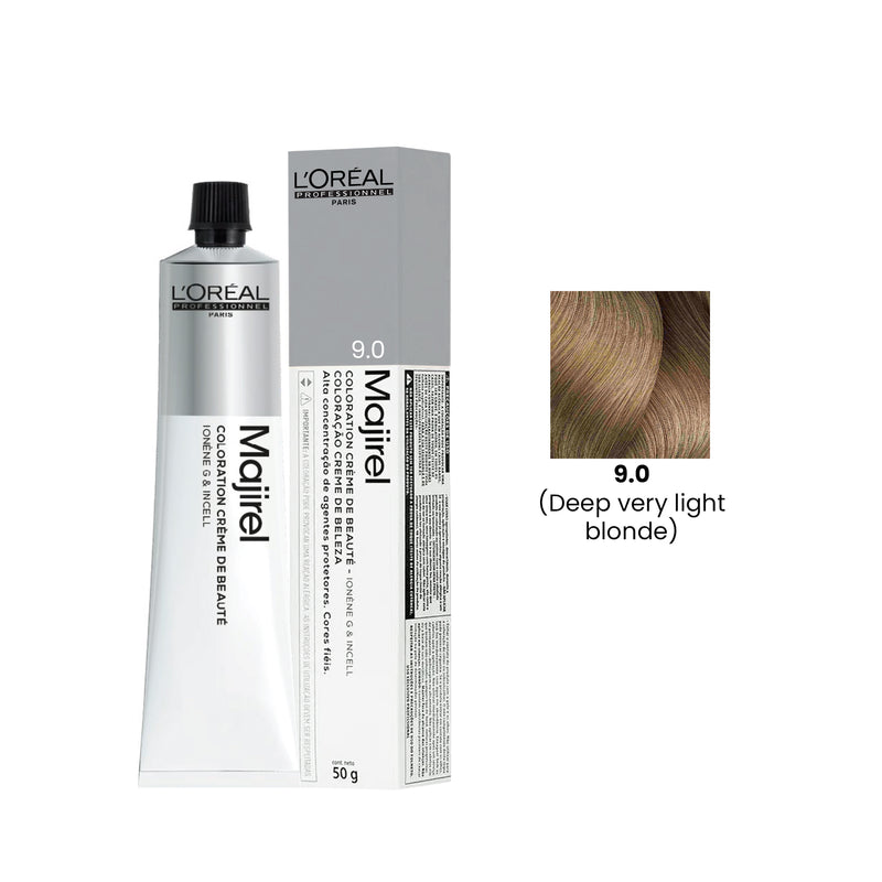 Hair Color Majirel 50ml 9.0 Deep Very Light Blonde Loreal Professional-L’Oreal hair color-loreal uae- loreal professional- Al basel Cosmetics