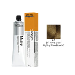 Hair Color Majirel 50ml 8.3 Light Golden Blonde (HT Revel Color) Loreal Professional-L’Oreal hair color-loreal uae- loreal professional- Al basel Cosmetics