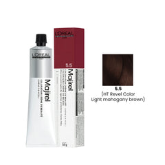 Hair Color Majirel 50ml 5.5 Light Mahogany Brown (HT Revel Color) Loreal Professional-L’Oreal hair color-loreal uae- loreal professional- Al basel Cosmetics