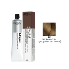 Hair Color Majirel 50ml 8.31 Light Golden Ash Blonde (HT Revel Color) Loreal Professional-L’Oreal hair color-loreal uae- loreal professional- Al basel Cosmetics