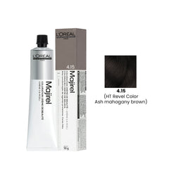 Hair Color Majirel 50ml 4.15 Ash Mahogany Brown (HT Revel Color) Loreal Professional-L’Oreal hair color-loreal uae- loreal professional- Al basel Cosmetics