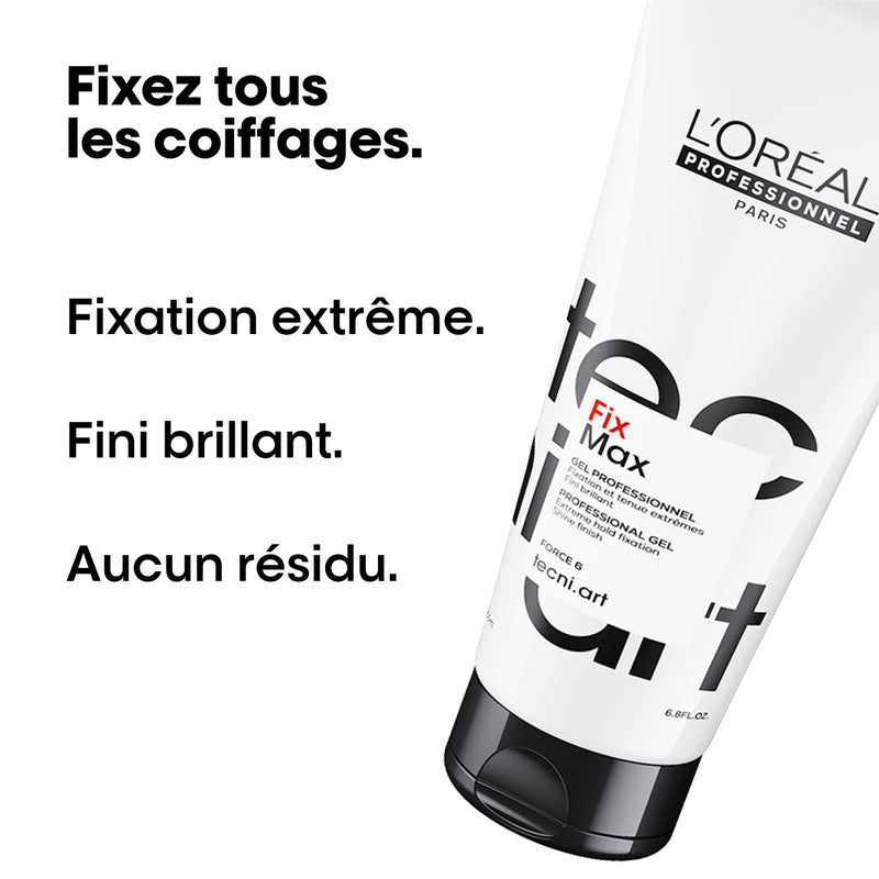 Techni art Force 6 Gel Fix Max 200ml Loreal Professional- al basel cosmetics