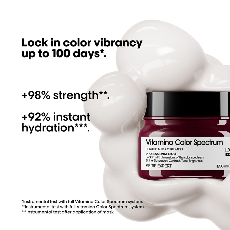 Vitamino Color Spectrum Mask 250 ml – L’Oréal Professionnel Rinse‑Off Mask | Serie Expert - loreal UAE - hair mask - rinse off hair mask loreal - vitamino color spectrum hair mask - Al Basel - Dubai - UAE - hair care