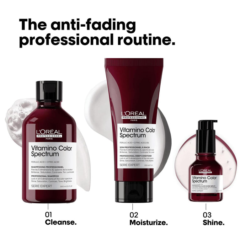 Vitamino Color Spectrum Conditioner 750ml – Loreal Professionnel - Deep Conditioner Serie Expert - loreal UAE - loreal conditioner - conditioner for color treated hair - al basel - UAE