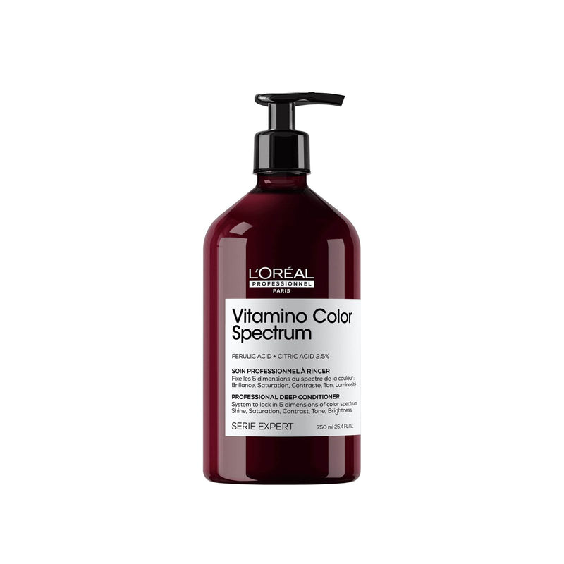 Vitamino Color Spectrum Conditioner 750ml – Loreal Professionnel - Deep Conditioner Serie Expert - loreal UAE - loreal conditioner - conditioner for color treated hair - al basel - UAE