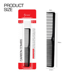Hair Styling Carbon Fiber Comb Mariani 8040- fiber comb- al basel- carbon fiber comb- UAE-Hair Styling comb - hair cutting comb