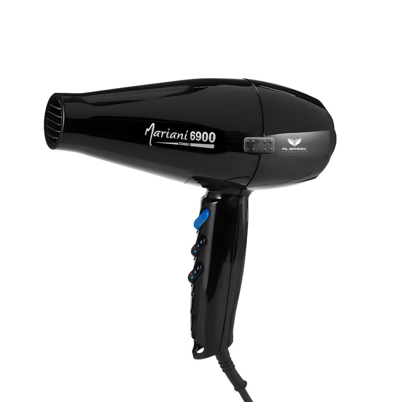 Mariani Hair Dryer 6900 Turbo 2500W (Made in Italy) Black - al basel cosmetics