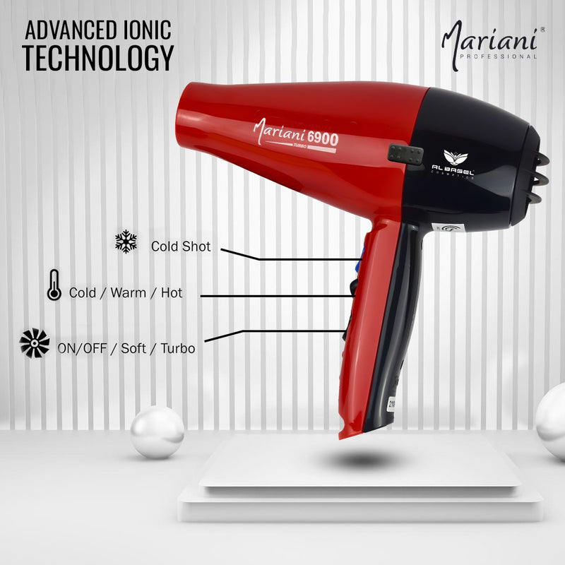 Hair Dryer 6900 Turbo 2500W - al basel cosmetics