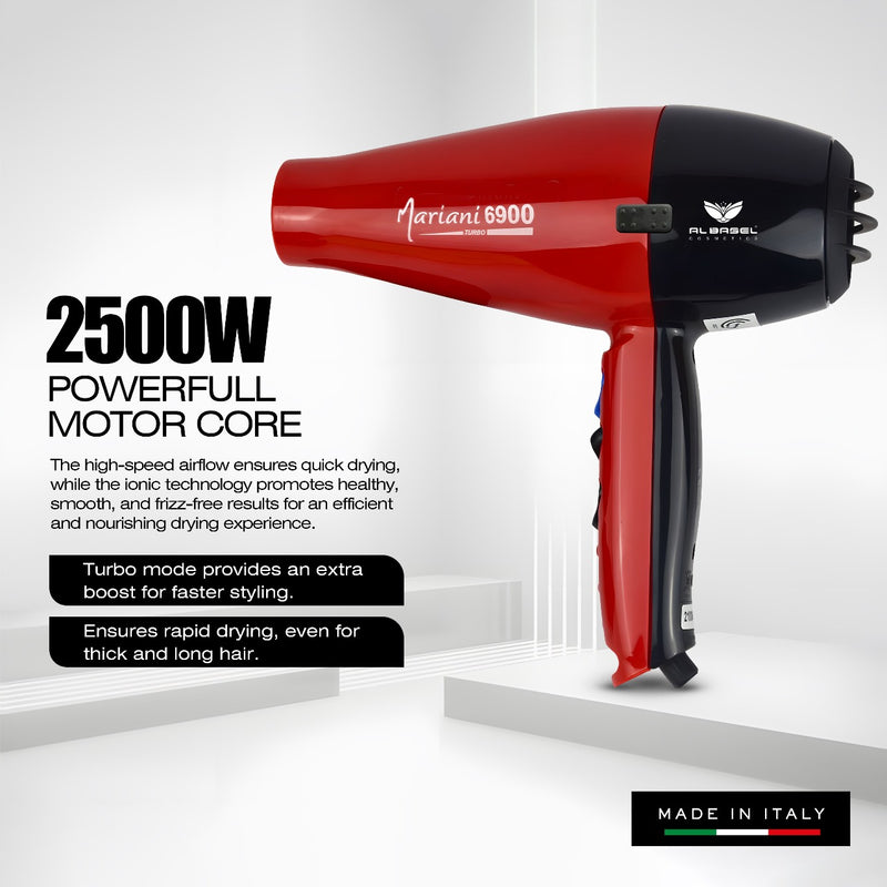 Hair Dryer 6900 Turbo 2500W - al basel cosmetics