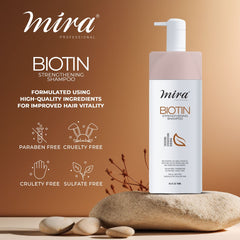 Biotin Strengthening Shampoo 750ml Mira - al basel cosmetics