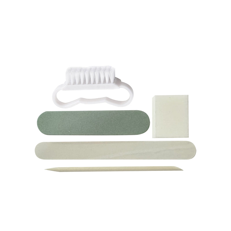 Disposable Manicure Pedicure 5 Pcs Tools Set 728 Mira-nail art tool-albasel cosmetics