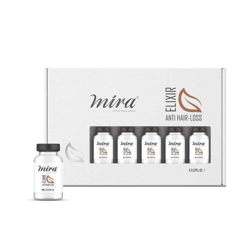 Anti Hair Loss Elixir Ampules 8ml x 10pcs/box Mira Professional - al basel cosmetics