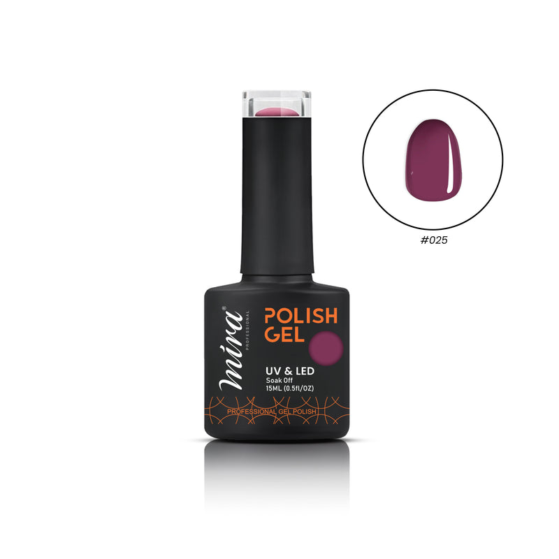 Nail Art Gel Nail Polish 15ml #025 Mira Professional - al basel - nail art - nail polish